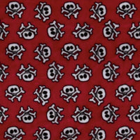 Misc Minky Cuddle Prints RED CROSSBONE