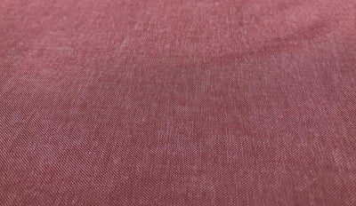 100% Cotton Chambray Shirting Red