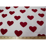 SWATCHES Velboa Hearts Fur