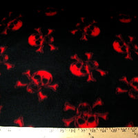 Skulls Red Fleece 152
