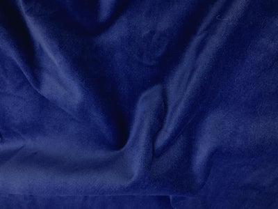 100% Cotton Med/Light Weight Velvet ROYAL BLUE