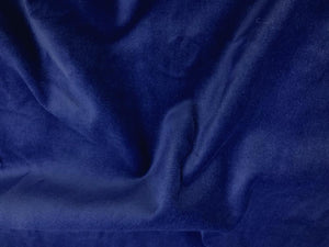 100% Cotton Med/Light Weight Velvet ROYAL BLUE