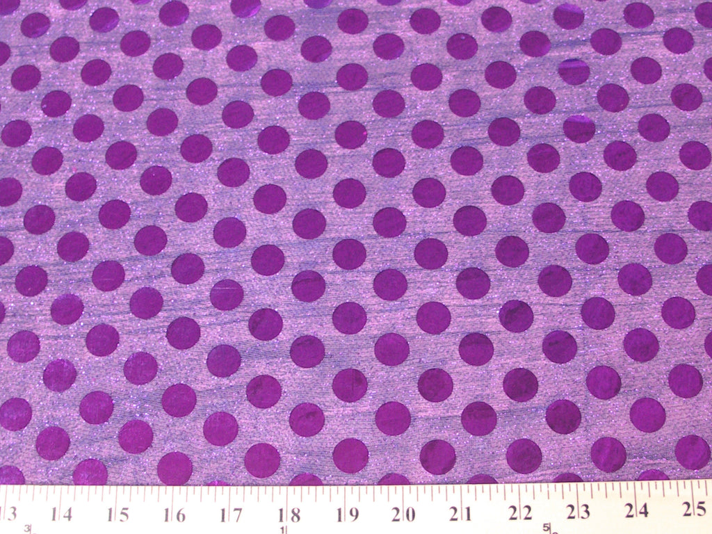 5/8" Confetti Dot Sequins PURPLE