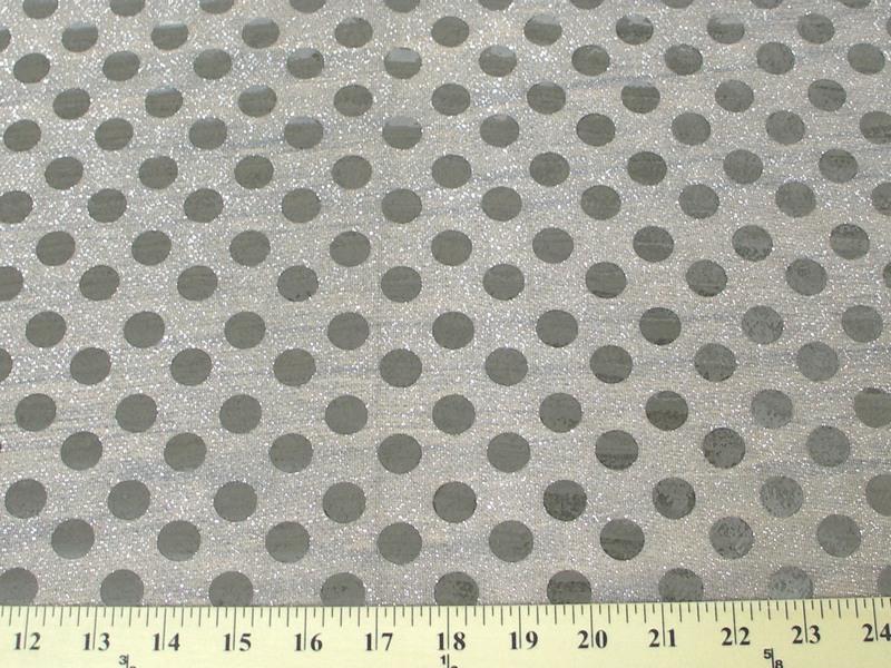 5/8" Confetti Dot Sequins SILVER