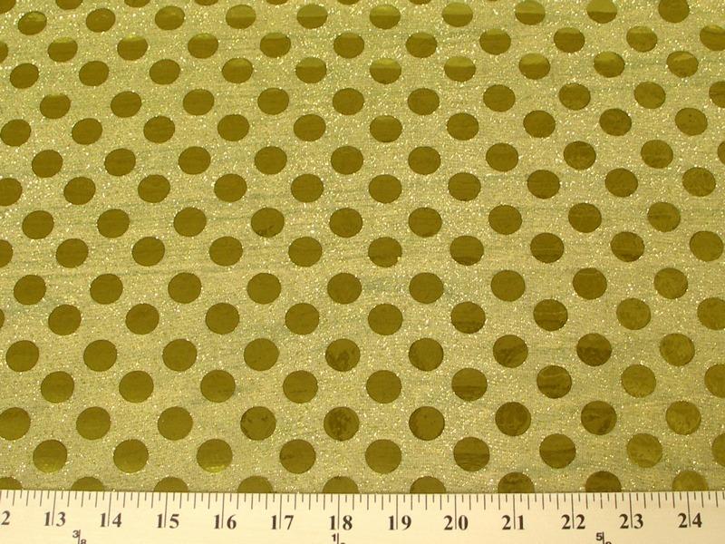 5/8" Confetti Dot Sequins YELLOW/GOLD