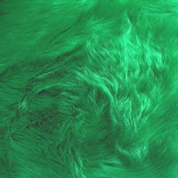 Long Pile Shaggy Fur EMERALD GREEN