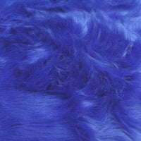 Long Pile Shaggy Fur ROYAL BLUE