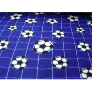 Soccer Net Blue Fleece 178