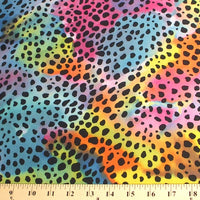 Tie Dye Leopard Spandex SP-25