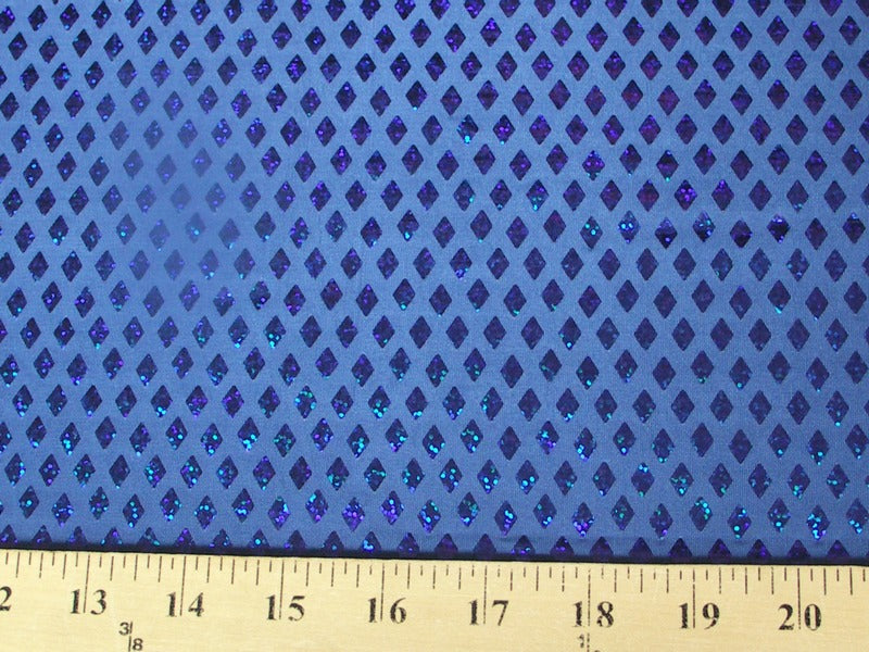 SWATCHES Diamond Sequin Hologram Spandex