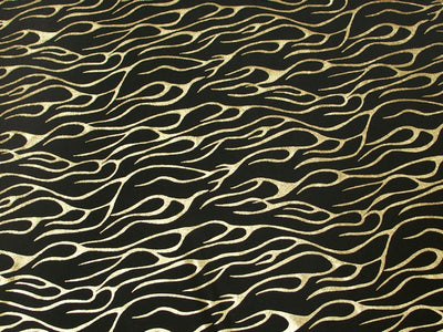 SWATCHES Metallic Flames Spandex