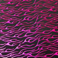 SWATCHES Metallic Flames Spandex