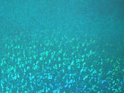 Metallic Hologram Foil Spandex TEAL