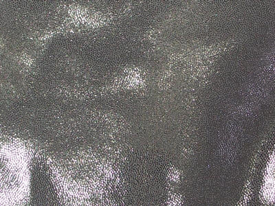 Micro Dot Metallic Foil Spandex STEEL GRAY