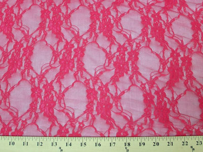 Circle Stretch Lace HOT PINK Lot 2 SL-26