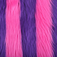 SWATCHES Striped Shaggy Fur