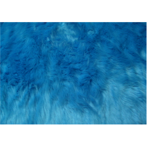 Long Pile Shaggy Fur TURQUOISE