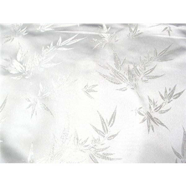 Chinese Bamboo Brocade White