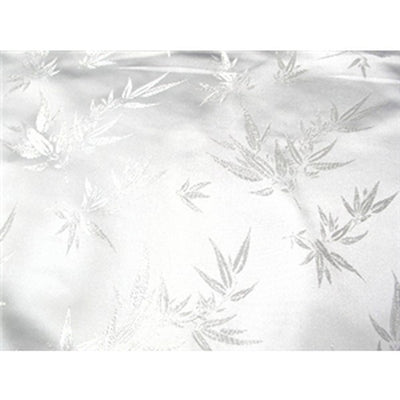 Chinese Bamboo Brocade White